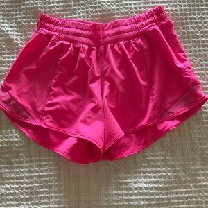 Lululemon Athletica Bright Pink Athletic Shorts